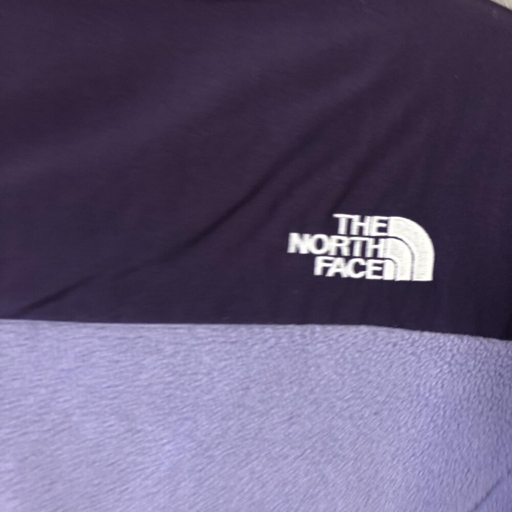 The North Face Jacket Womens L Purple Polartec Fleece Full Zip Logo Outdoor - Picture 13 of 16